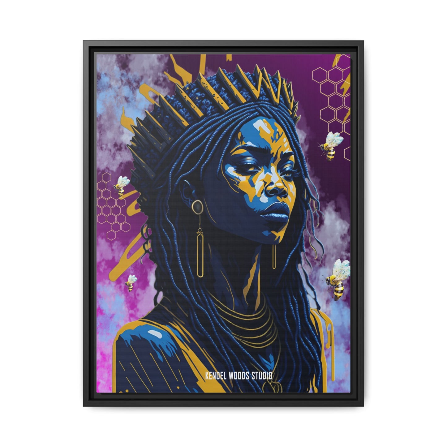New Type Violet Canvas Gallery Wraps