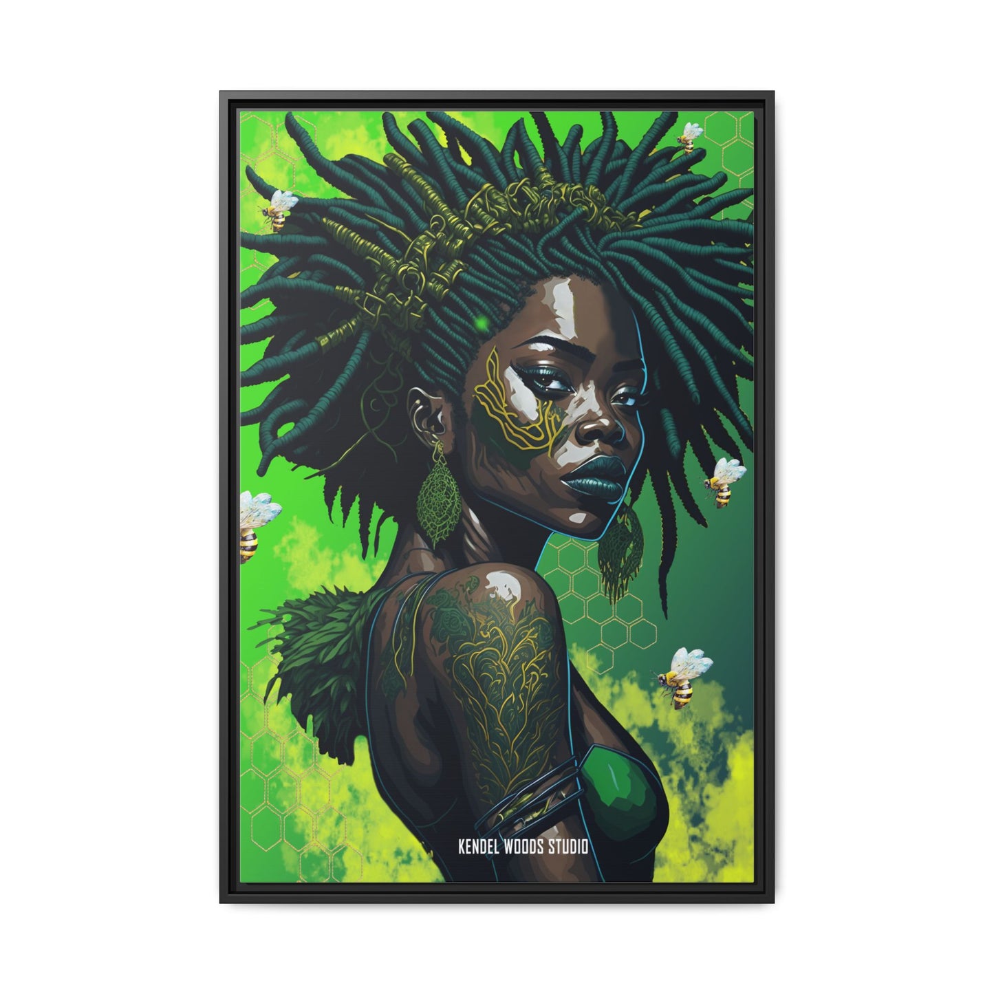 New Type Green Canvas Gallery Wraps