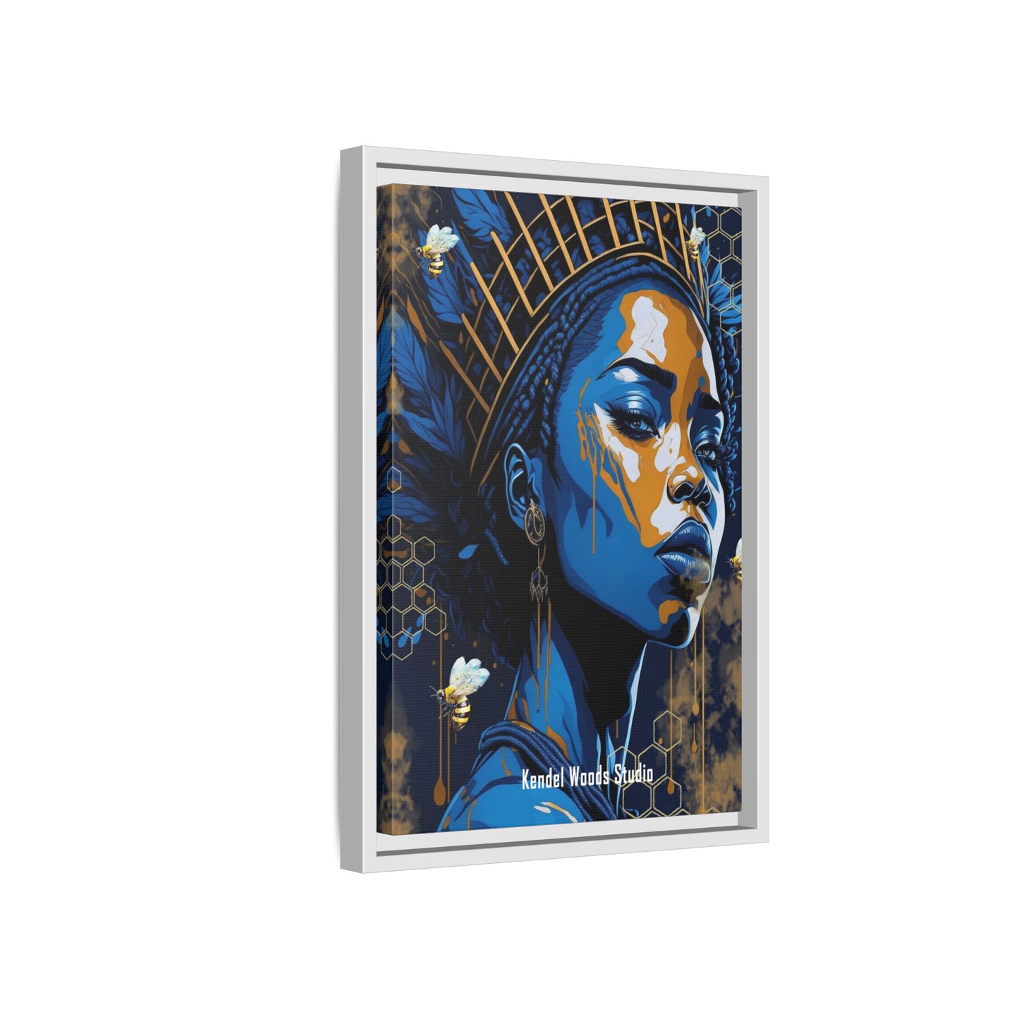 New Type Blue Canvas Gallery Wraps