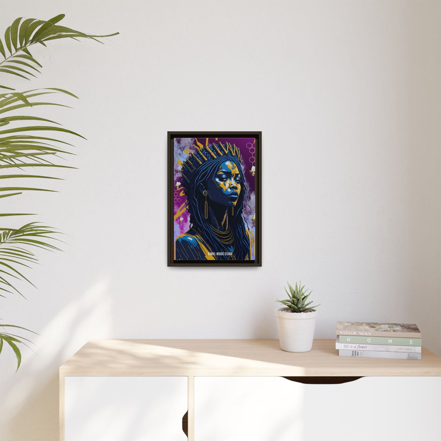 New Type Violet Canvas Gallery Wraps