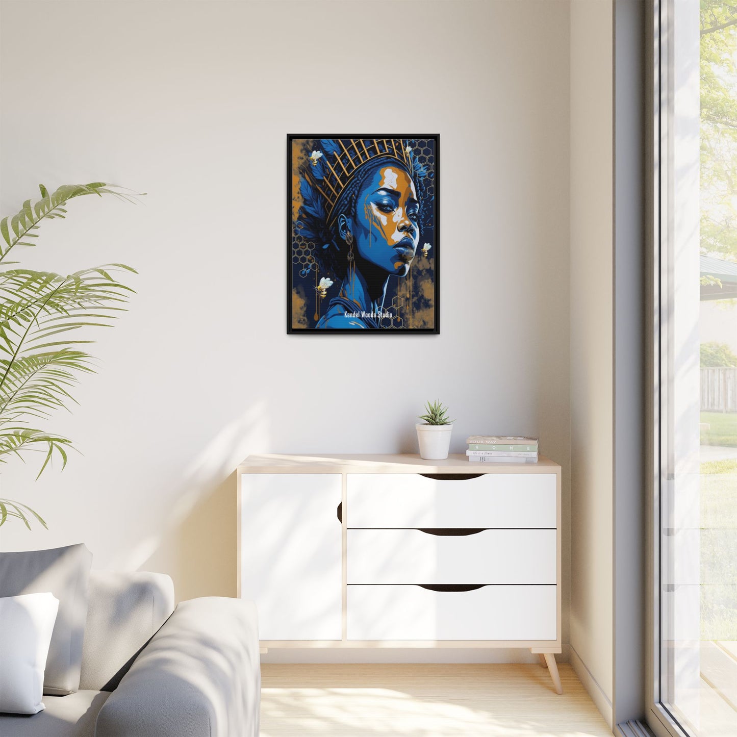 New Type Blue Canvas Gallery Wraps