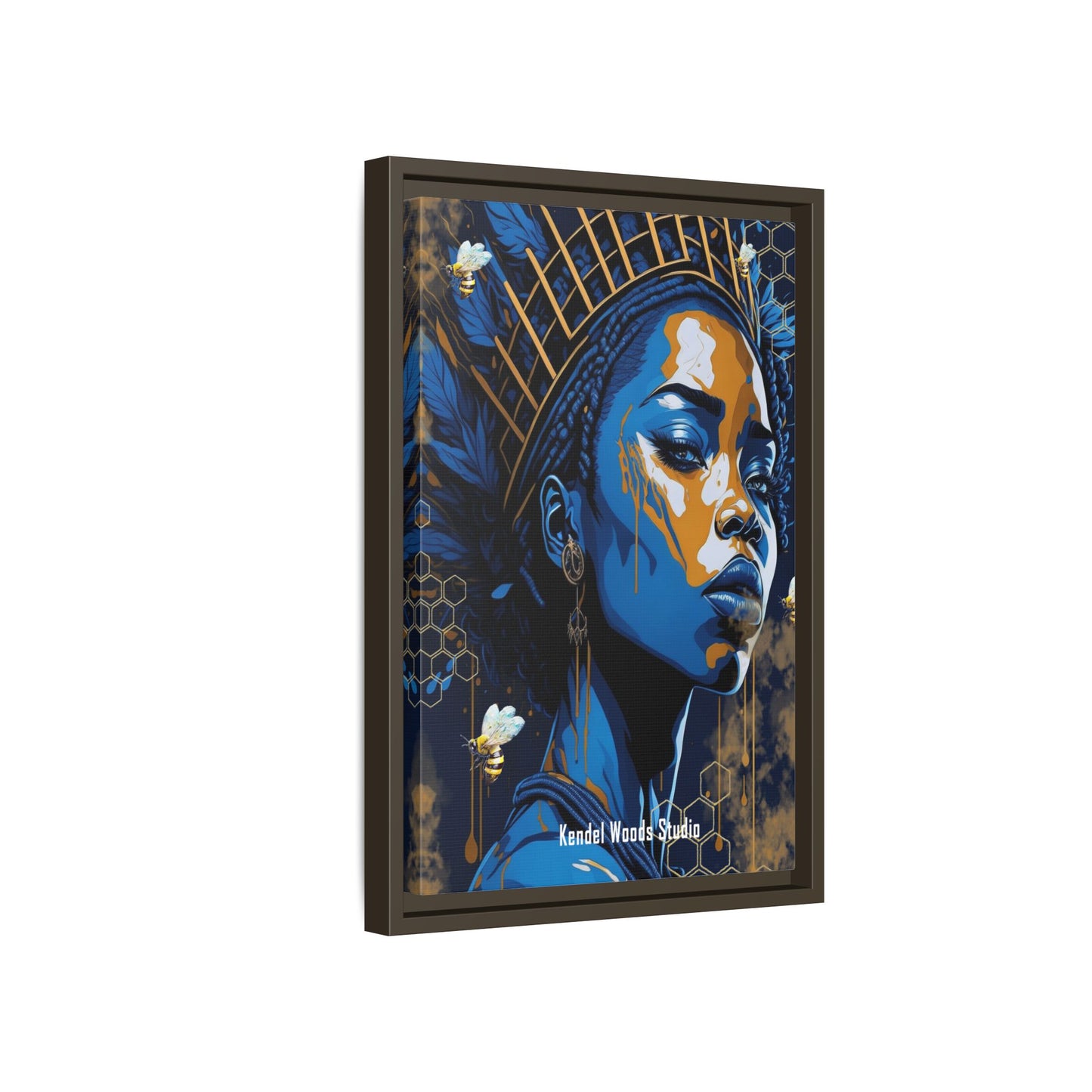New Type Blue Canvas Gallery Wraps