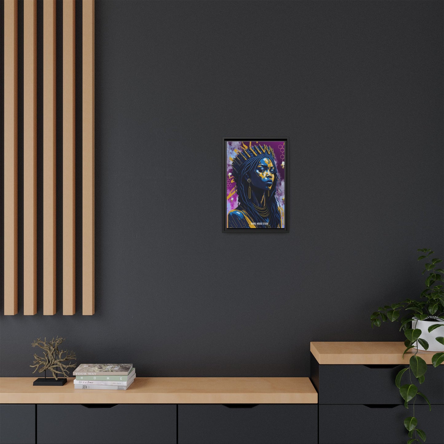 New Type Violet Canvas Gallery Wraps