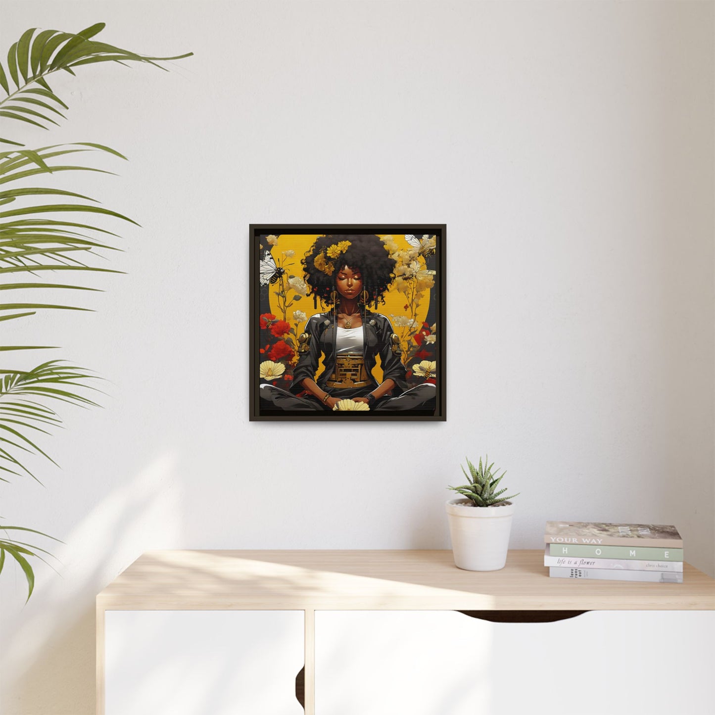 Garden Meditation " Meditation" Canvas Gallery Wraps