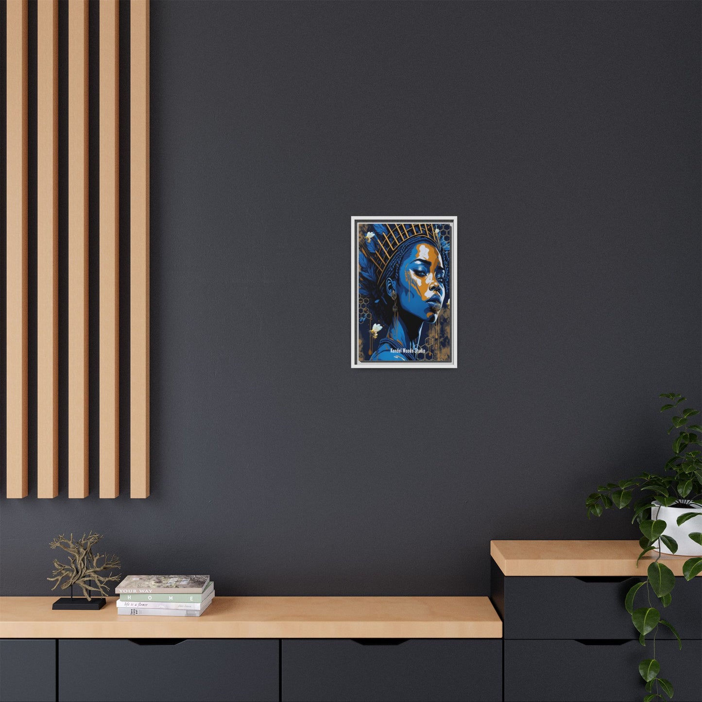 New Type Blue Canvas Gallery Wraps