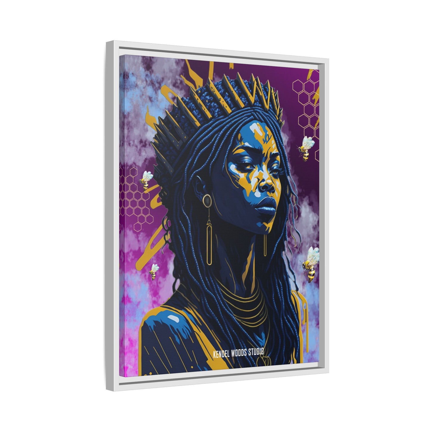 New Type Violet Canvas Gallery Wraps