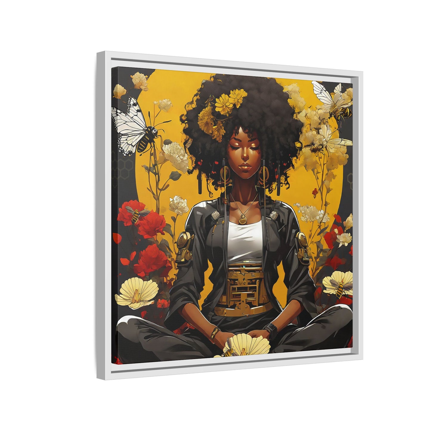 Garden Meditation " Meditation" Canvas Gallery Wraps