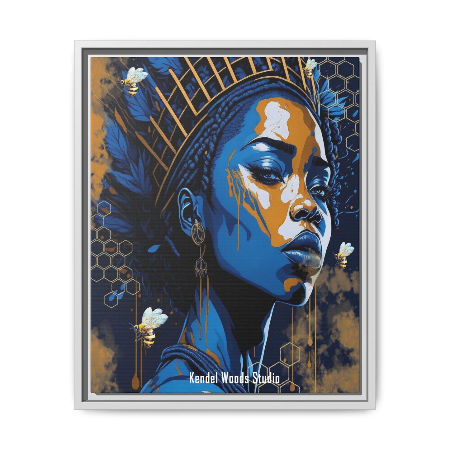 New Type Blue Canvas Gallery Wraps