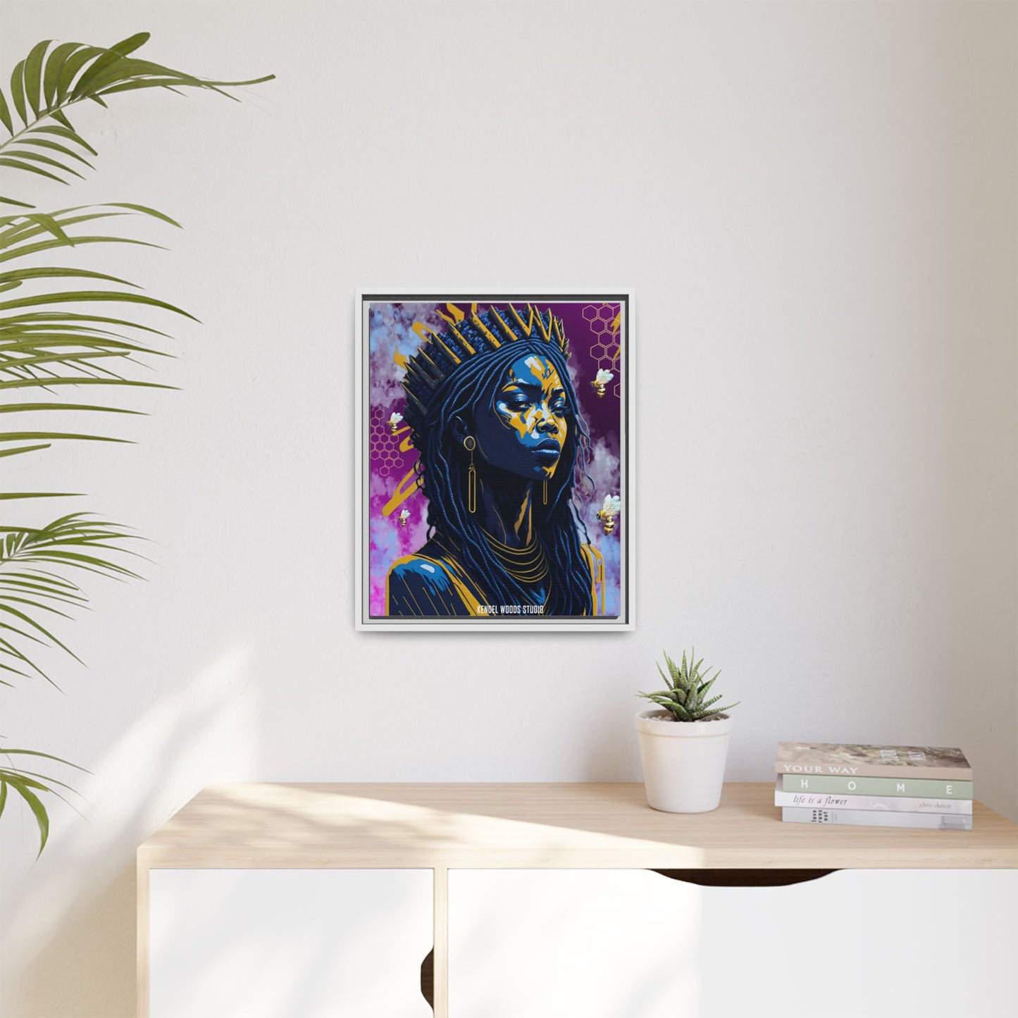 New Type Violet Canvas Gallery Wraps