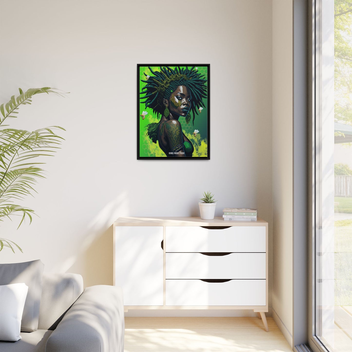New Type Green Canvas Gallery Wraps