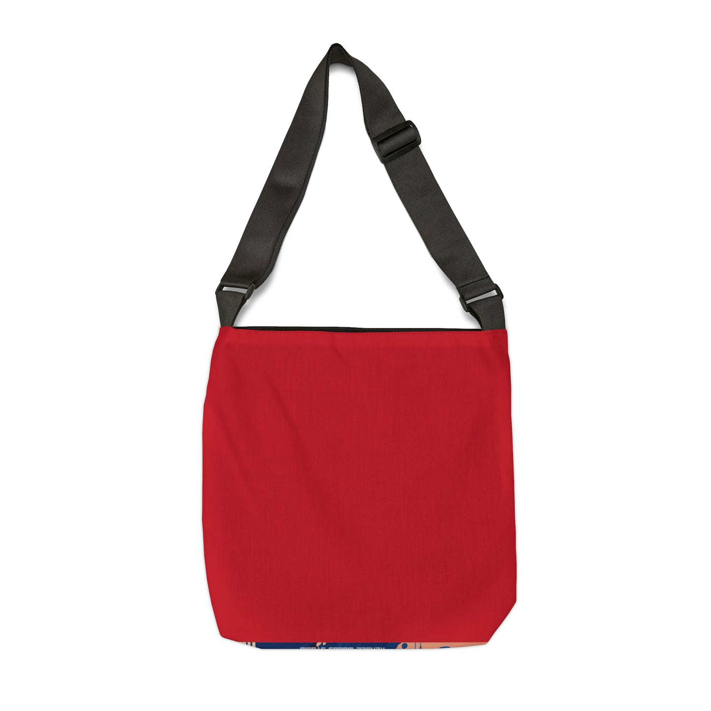 New Type Red Adjustable Tote Bag (AOP)