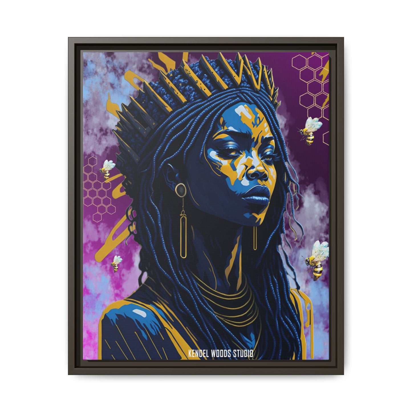 New Type Violet Canvas Gallery Wraps