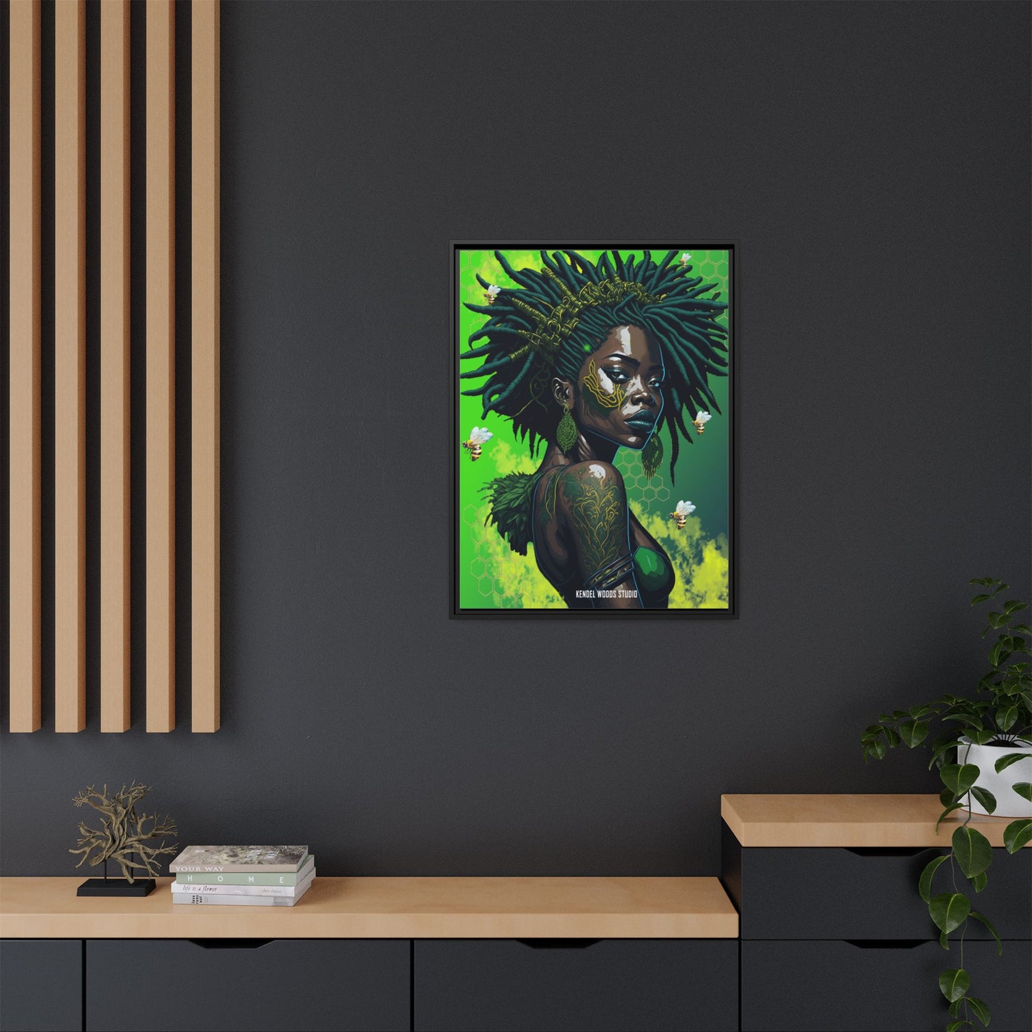 New Type Green Canvas Gallery Wraps