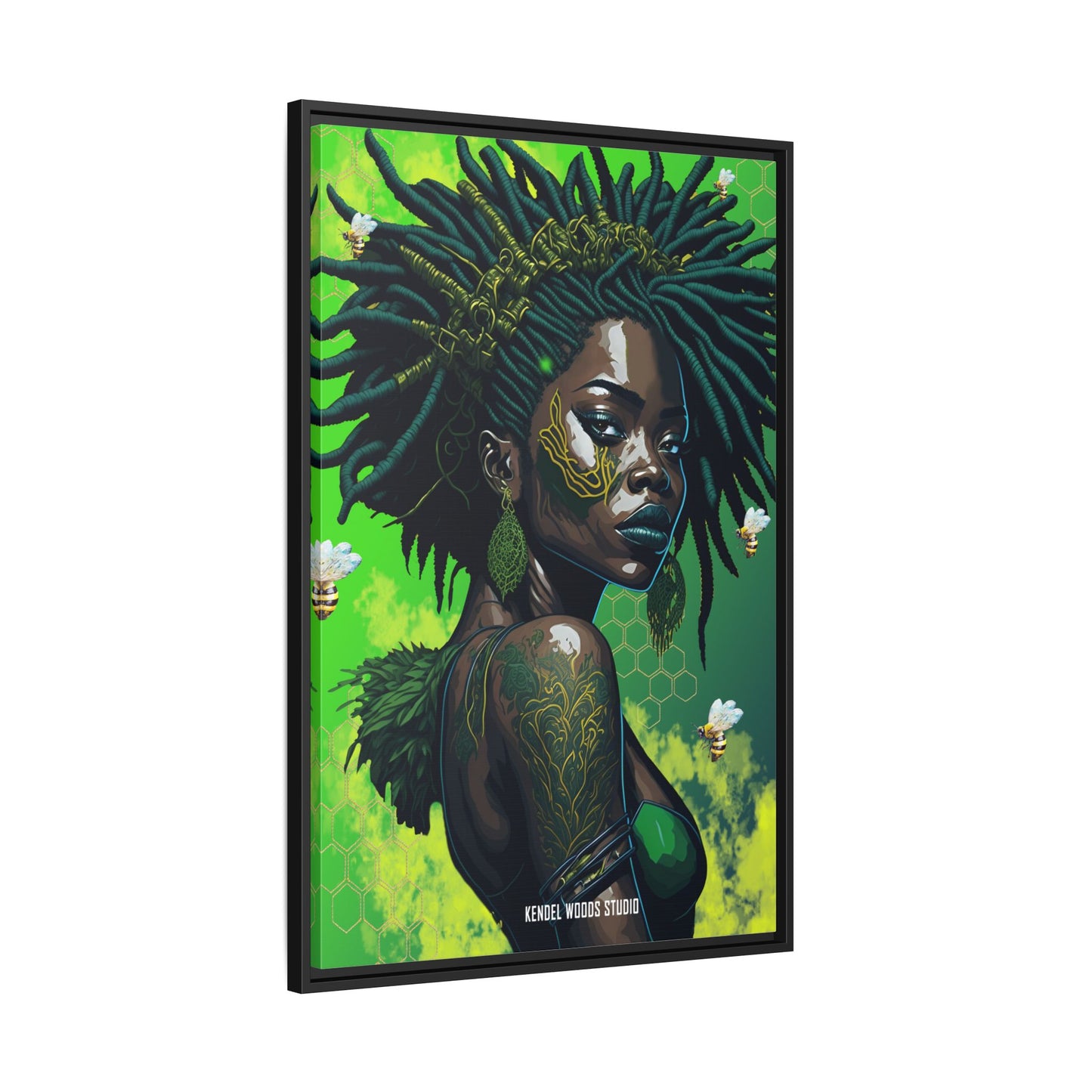 New Type Green Canvas Gallery Wraps