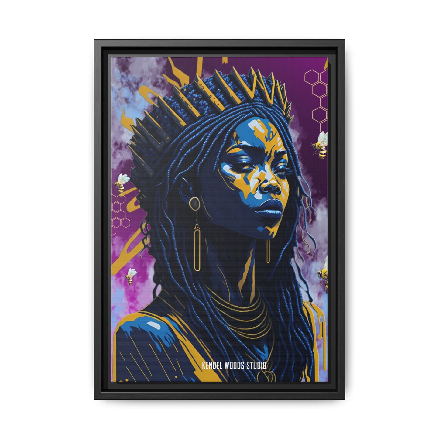 New Type Violet Canvas Gallery Wraps
