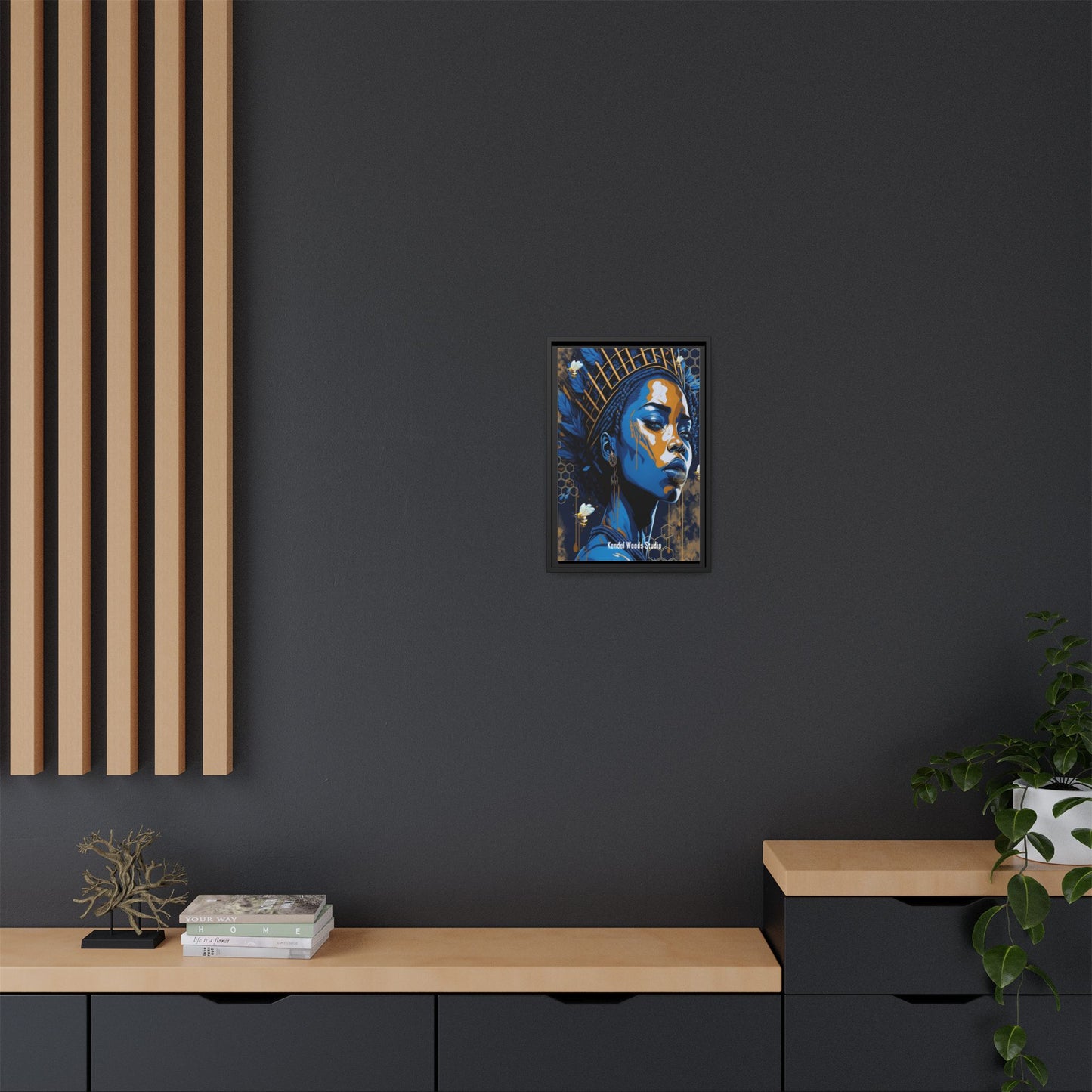 New Type Blue Canvas Gallery Wraps
