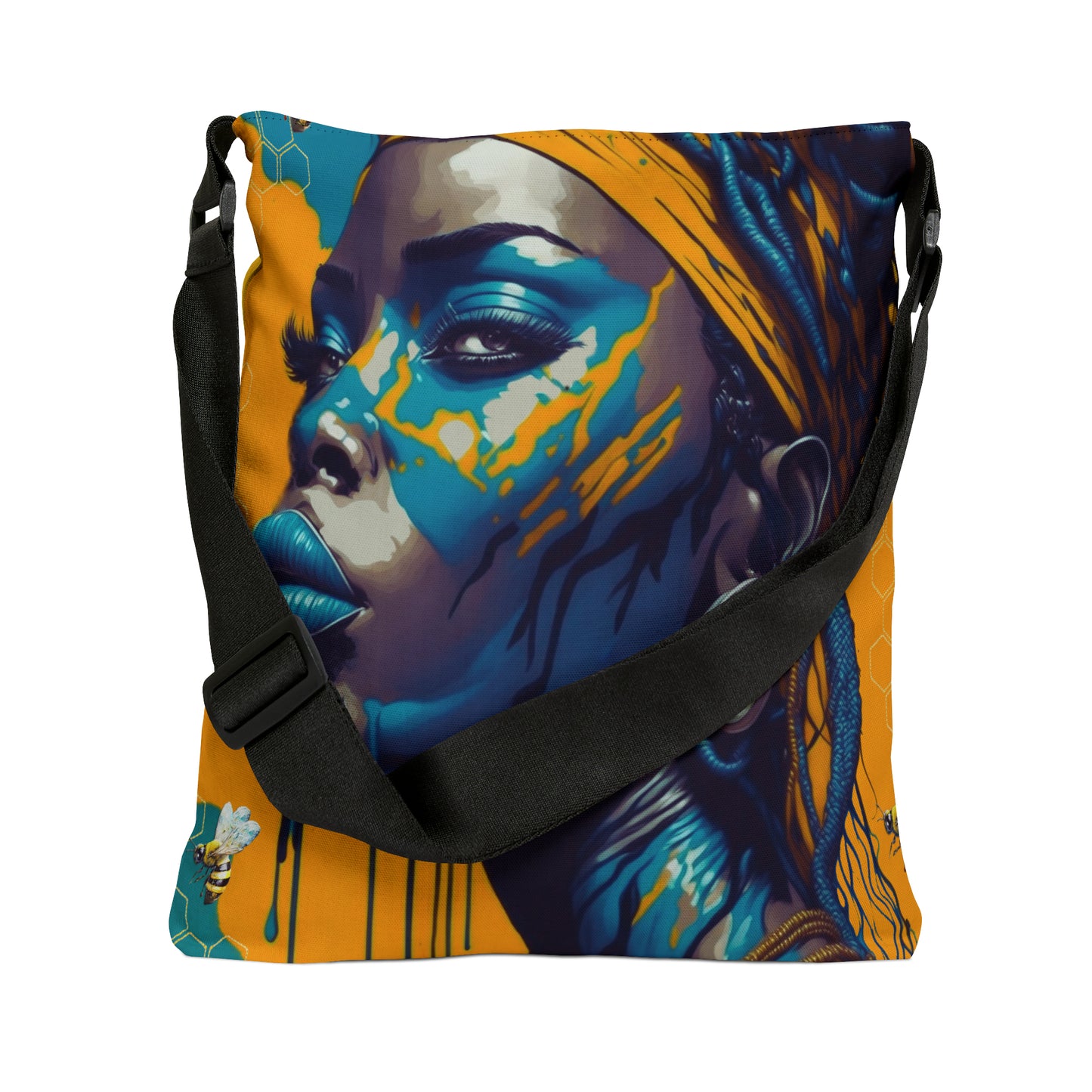 New Type Yellow Adjustable Tote Bag (AOP)