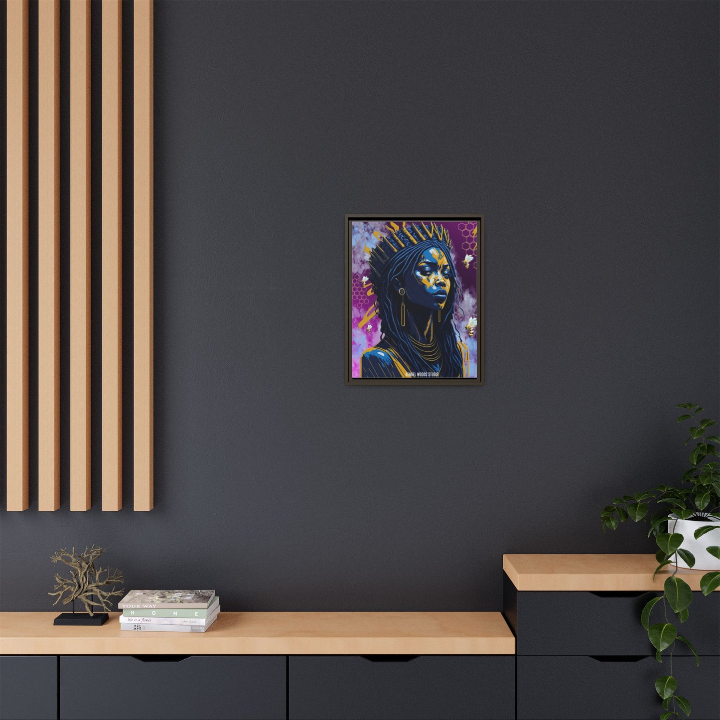 New Type Violet Canvas Gallery Wraps