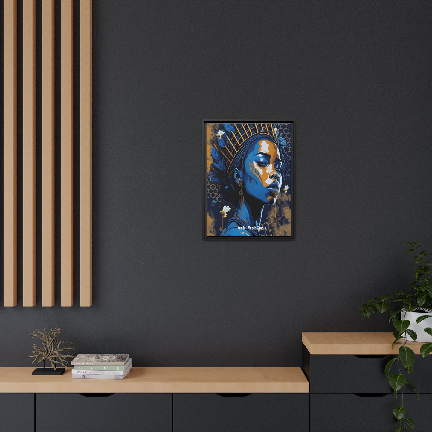 New Type Blue Canvas Gallery Wraps