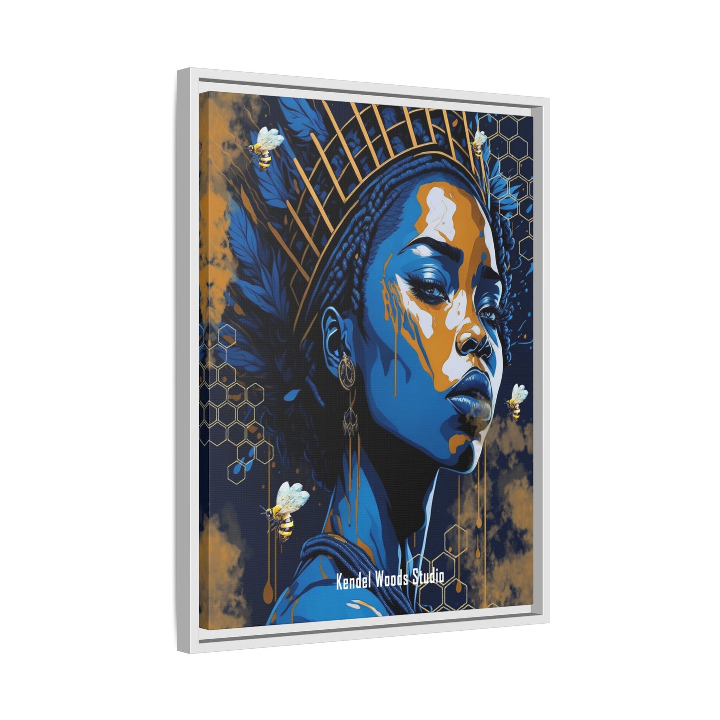 New Type Blue Canvas Gallery Wraps