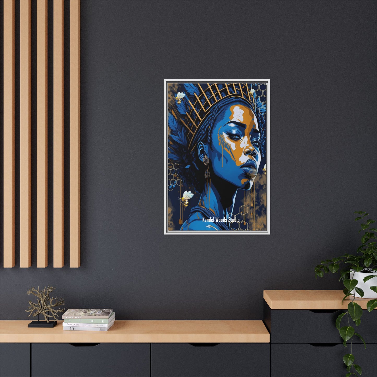 New Type Blue Canvas Gallery Wraps