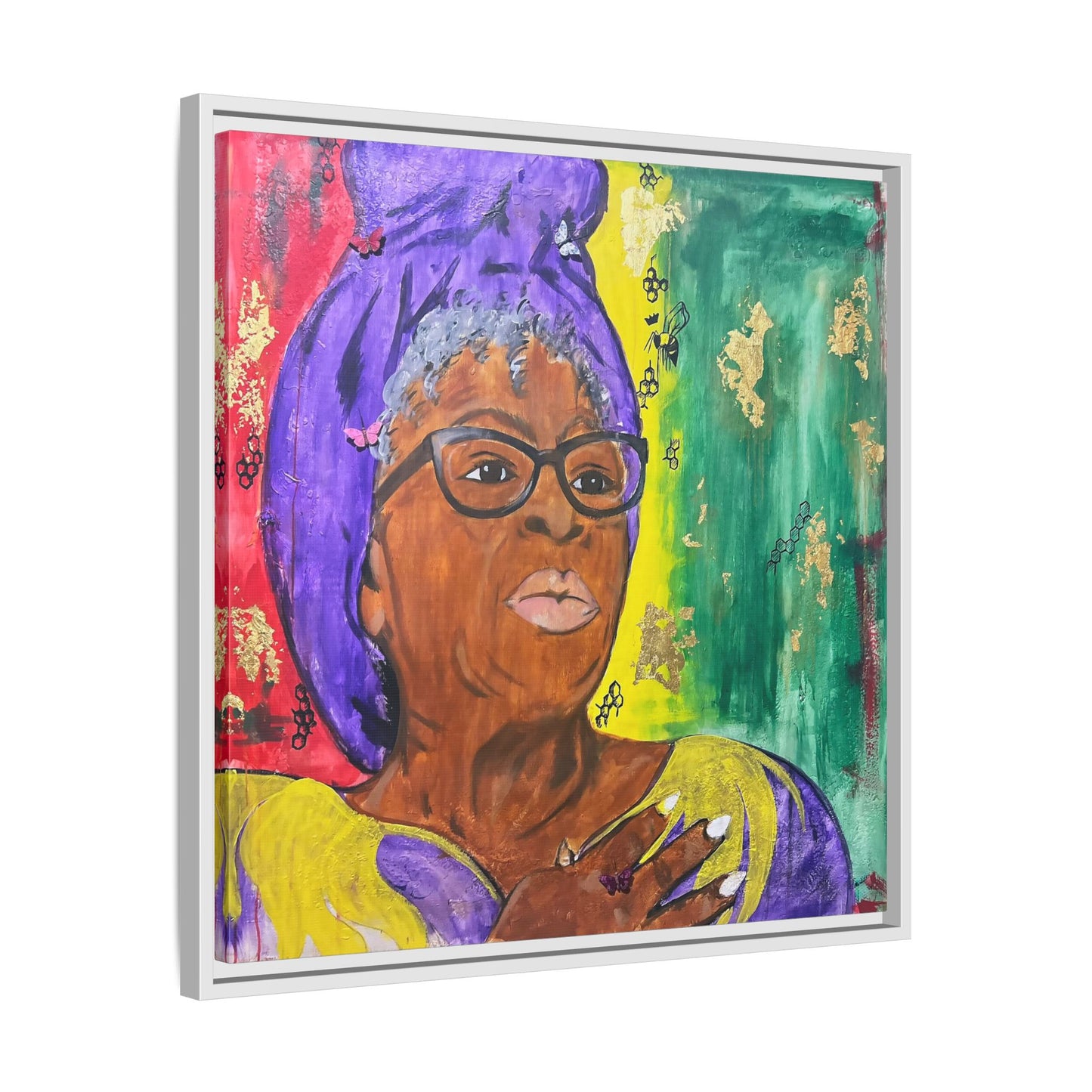 Ms. Opal Lee- Grandmother of Juneteenth-Canvas Gallery Wraps
