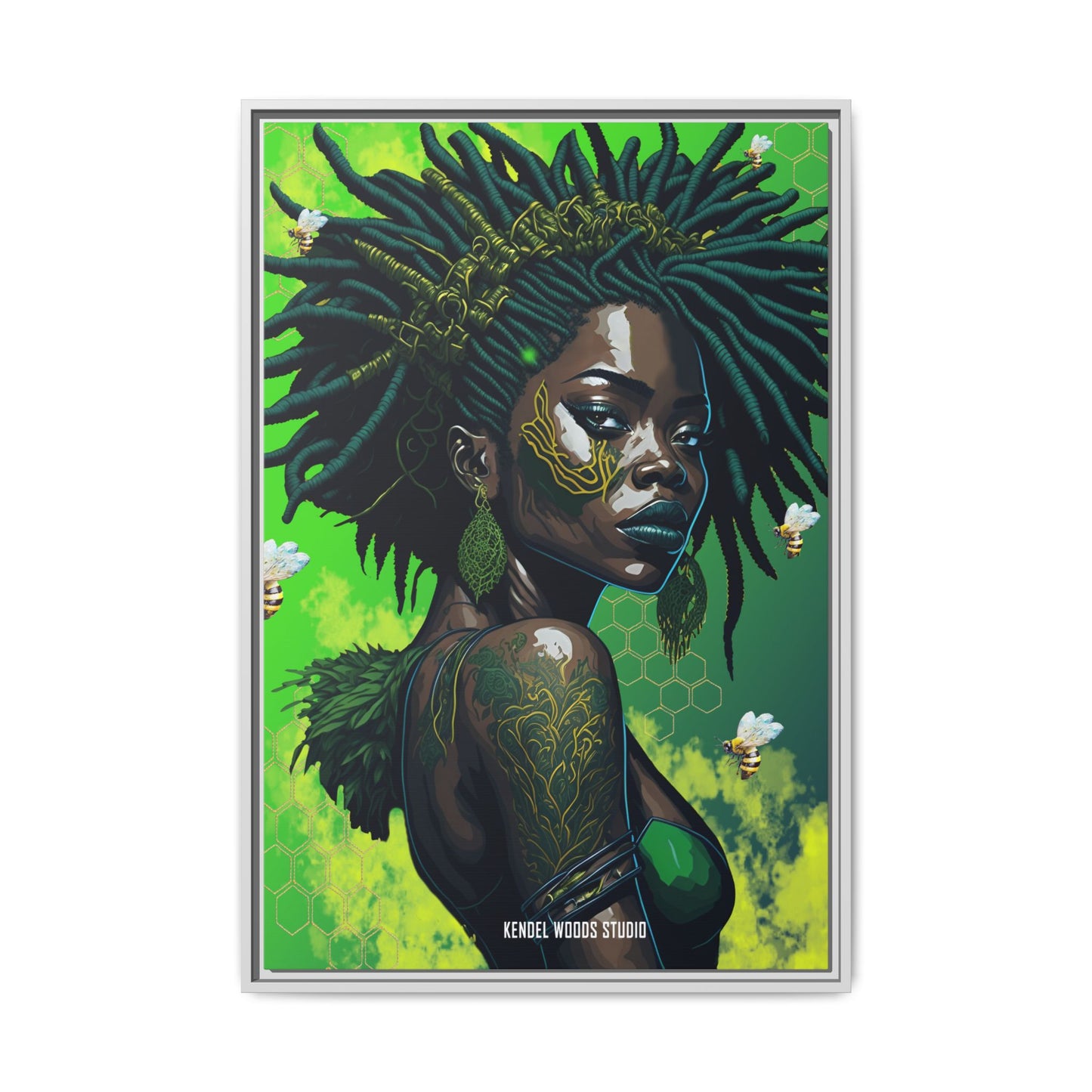 New Type Green Canvas Gallery Wraps