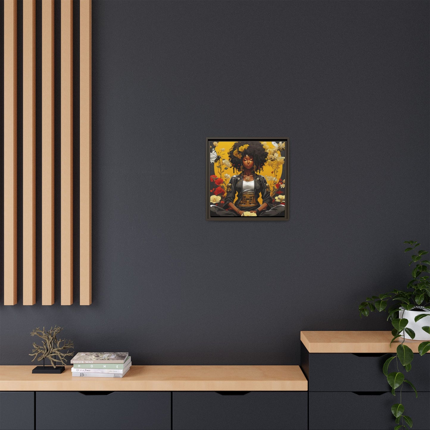 Garden Meditation " Meditation" Canvas Gallery Wraps
