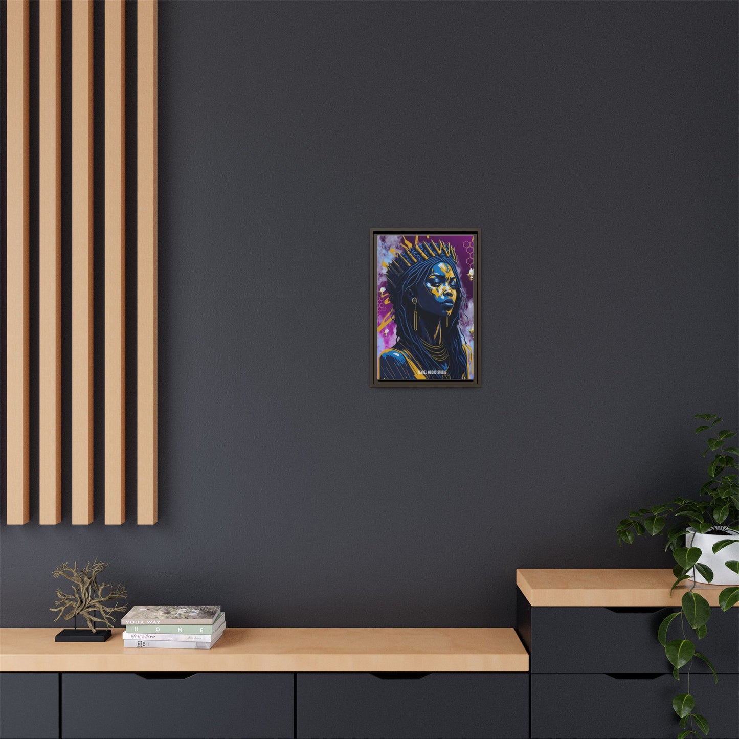 New Type Violet Canvas Gallery Wraps
