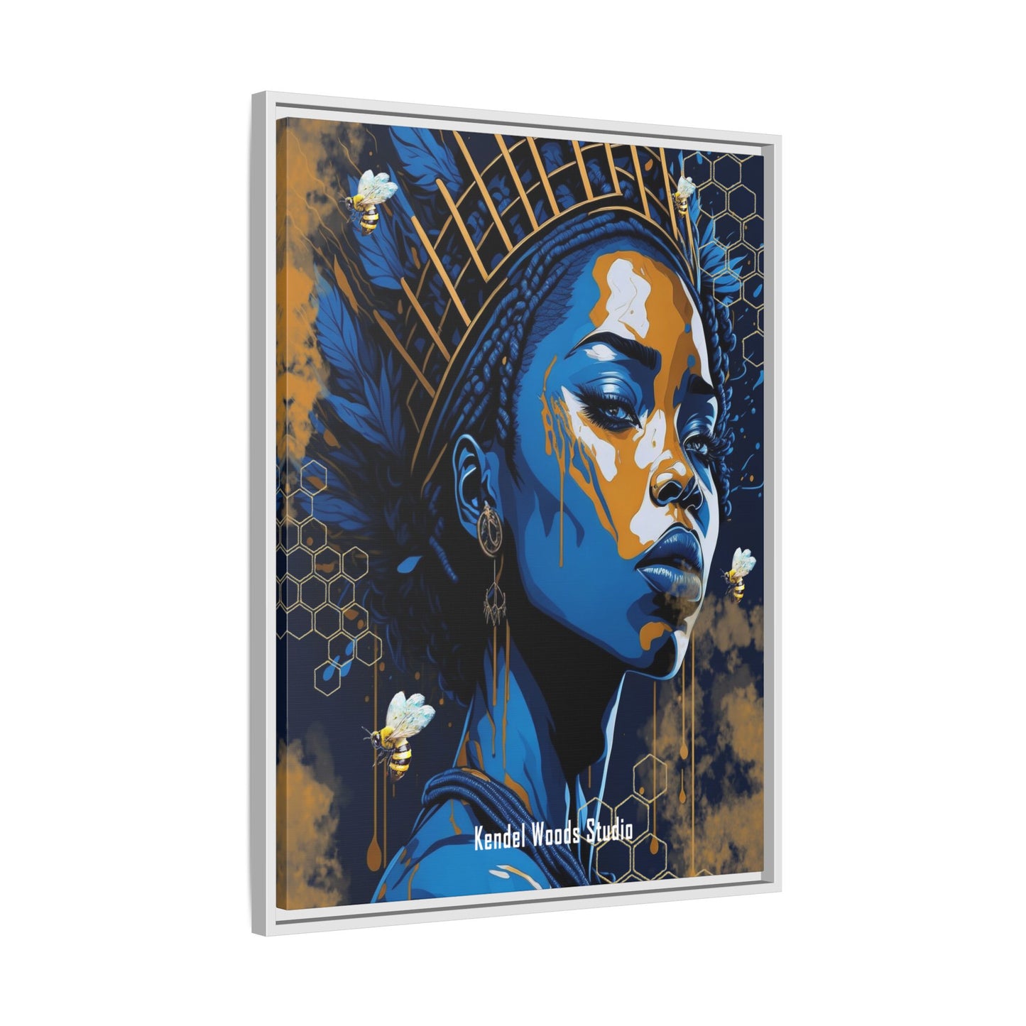 New Type Blue Canvas Gallery Wraps