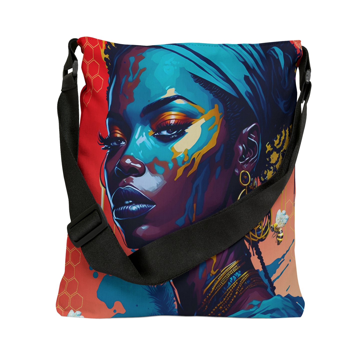 New Type Red Adjustable Tote Bag (AOP)