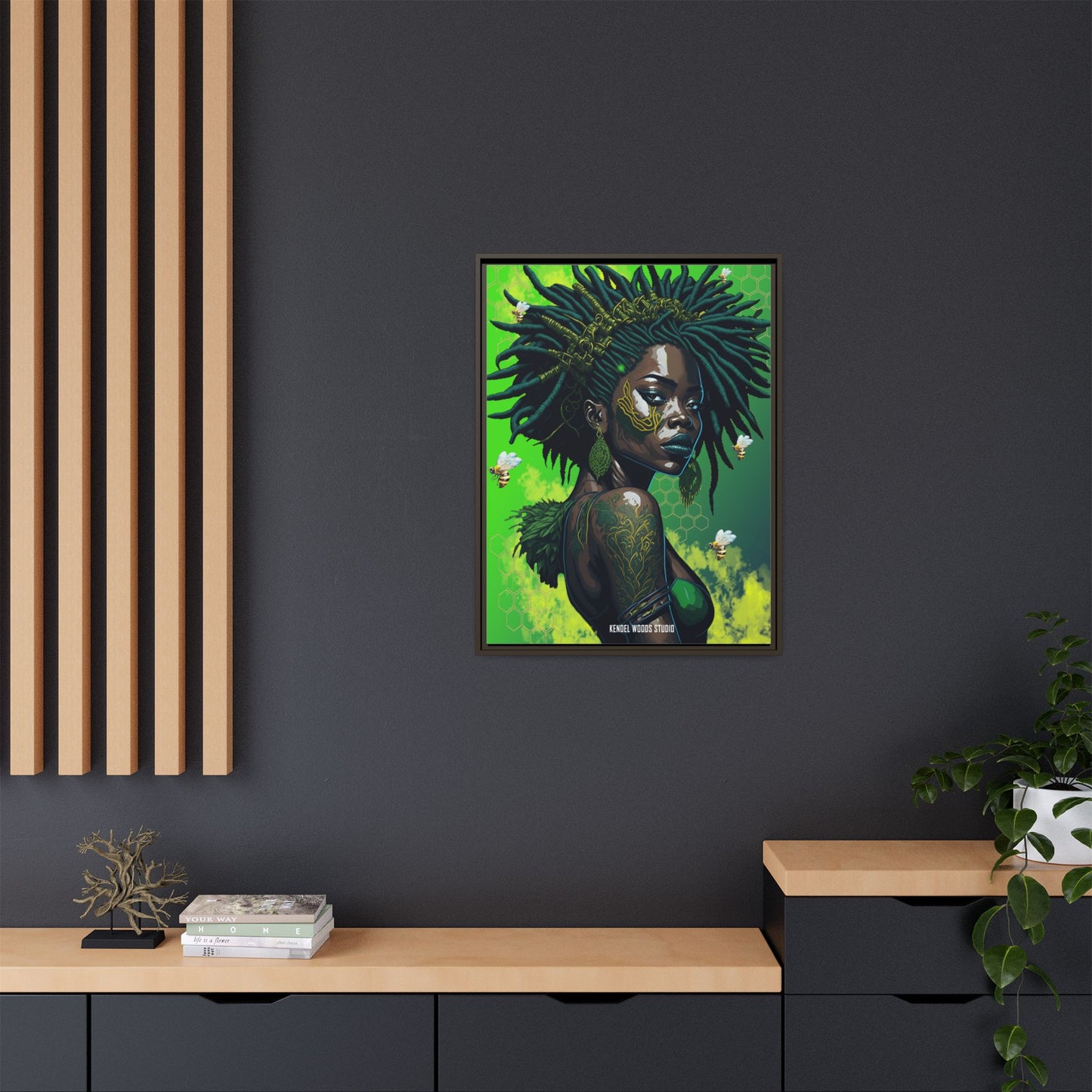 New Type Green Canvas Gallery Wraps
