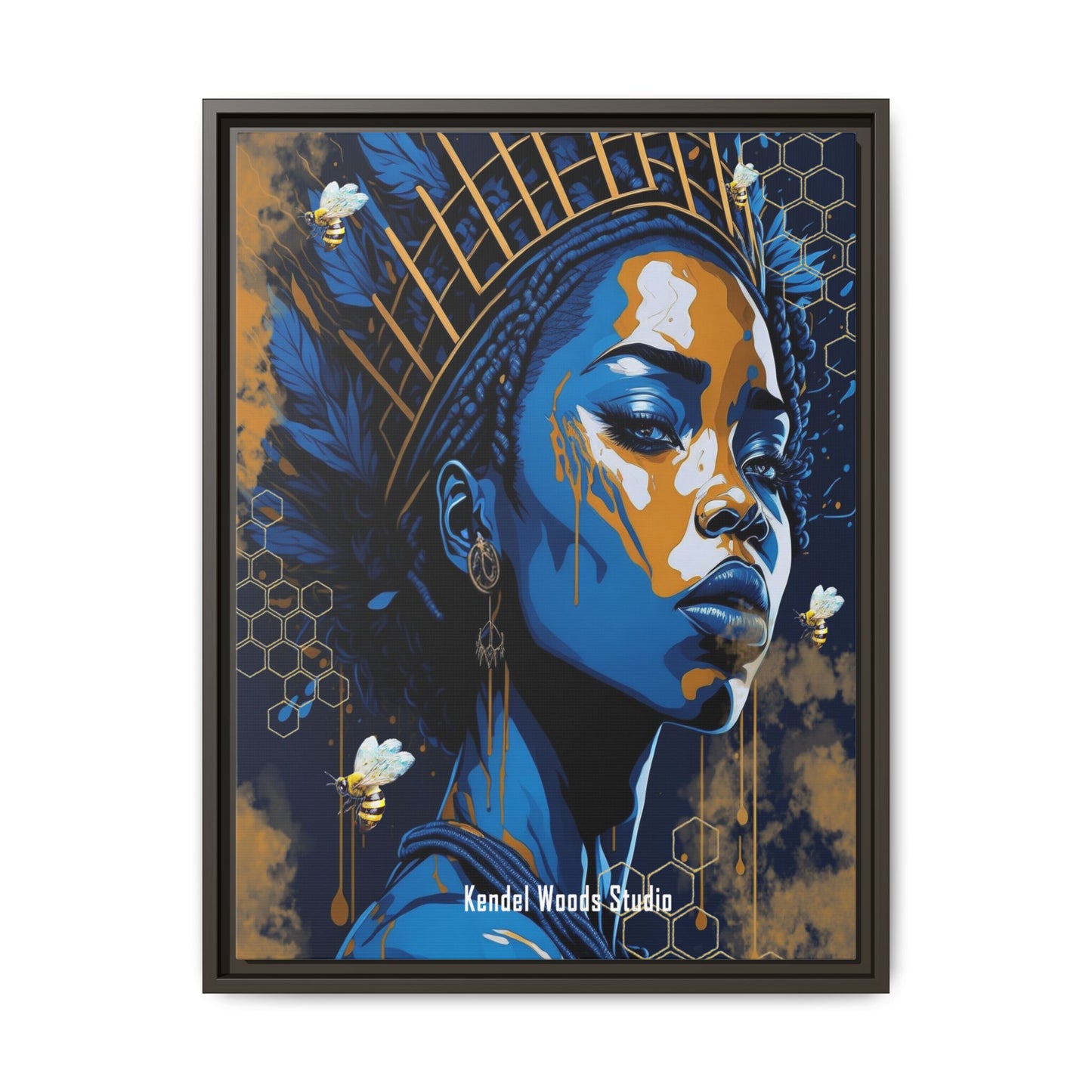 New Type Blue Canvas Gallery Wraps