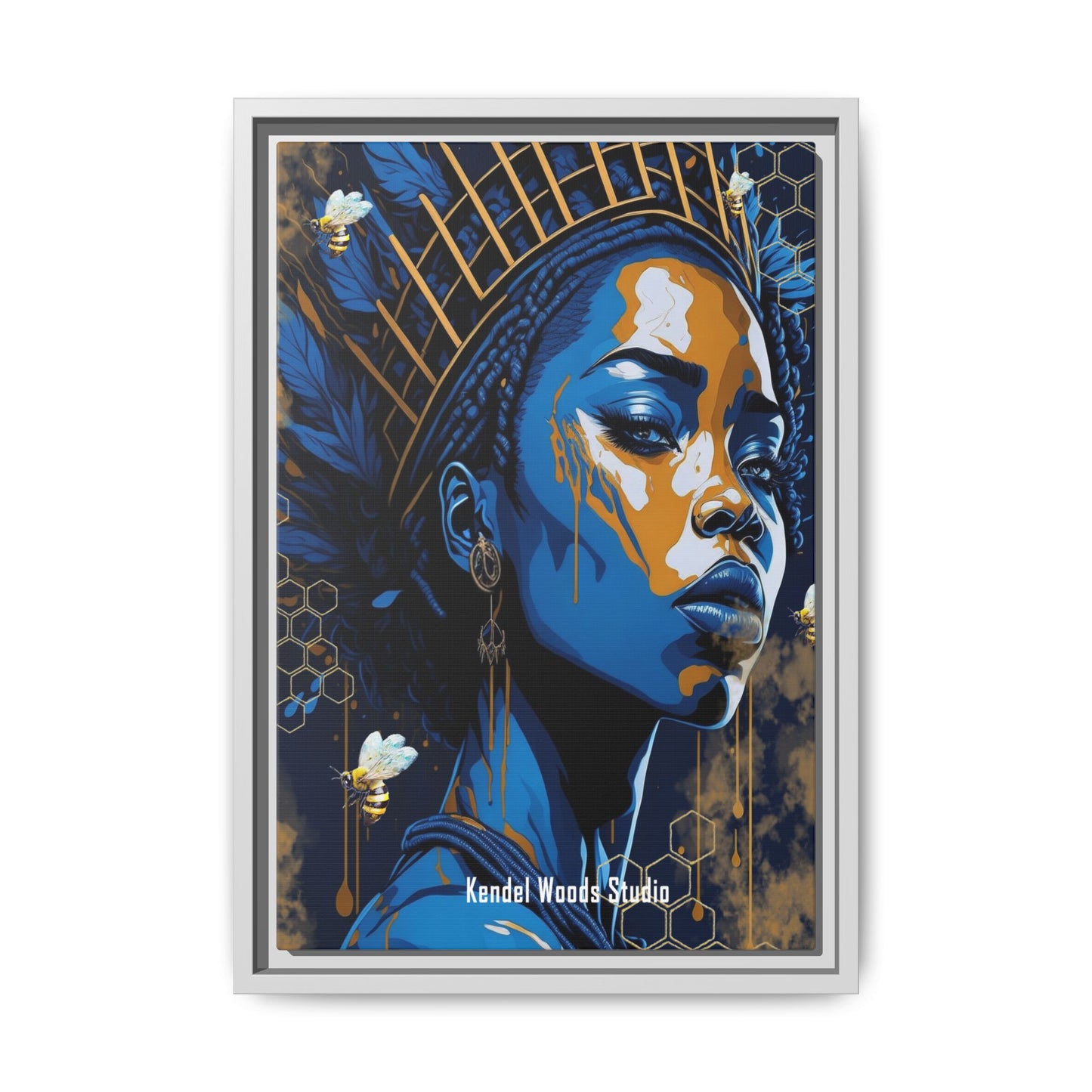 New Type Blue Canvas Gallery Wraps