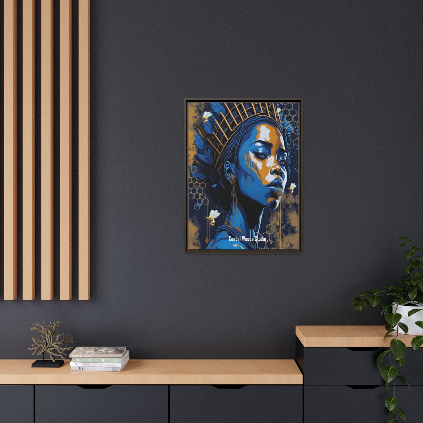 New Type Blue Canvas Gallery Wraps