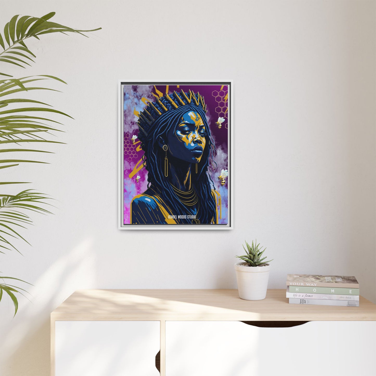 New Type Violet Canvas Gallery Wraps