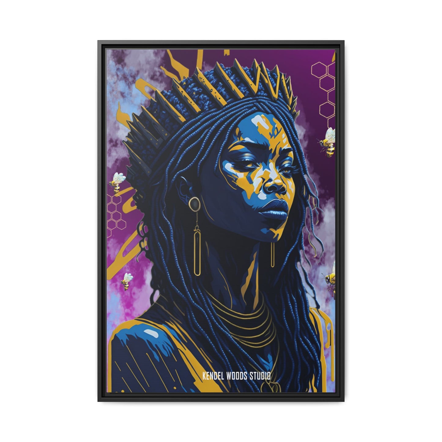New Type Violet Canvas Gallery Wraps