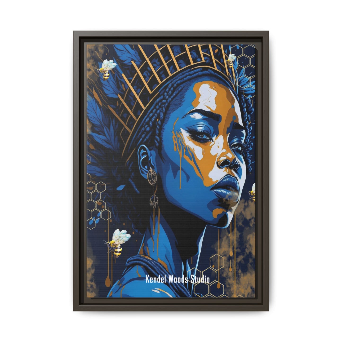 New Type Blue Canvas Gallery Wraps