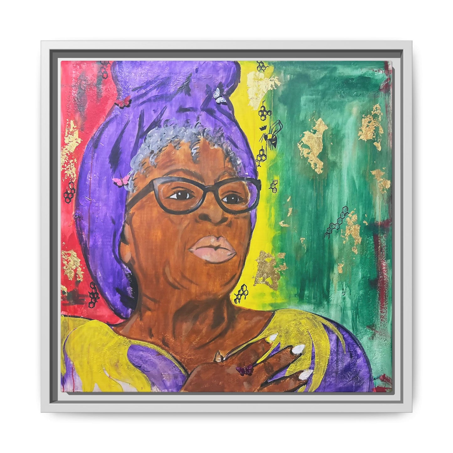 Ms. Opal Lee- Grandmother of Juneteenth-Canvas Gallery Wraps