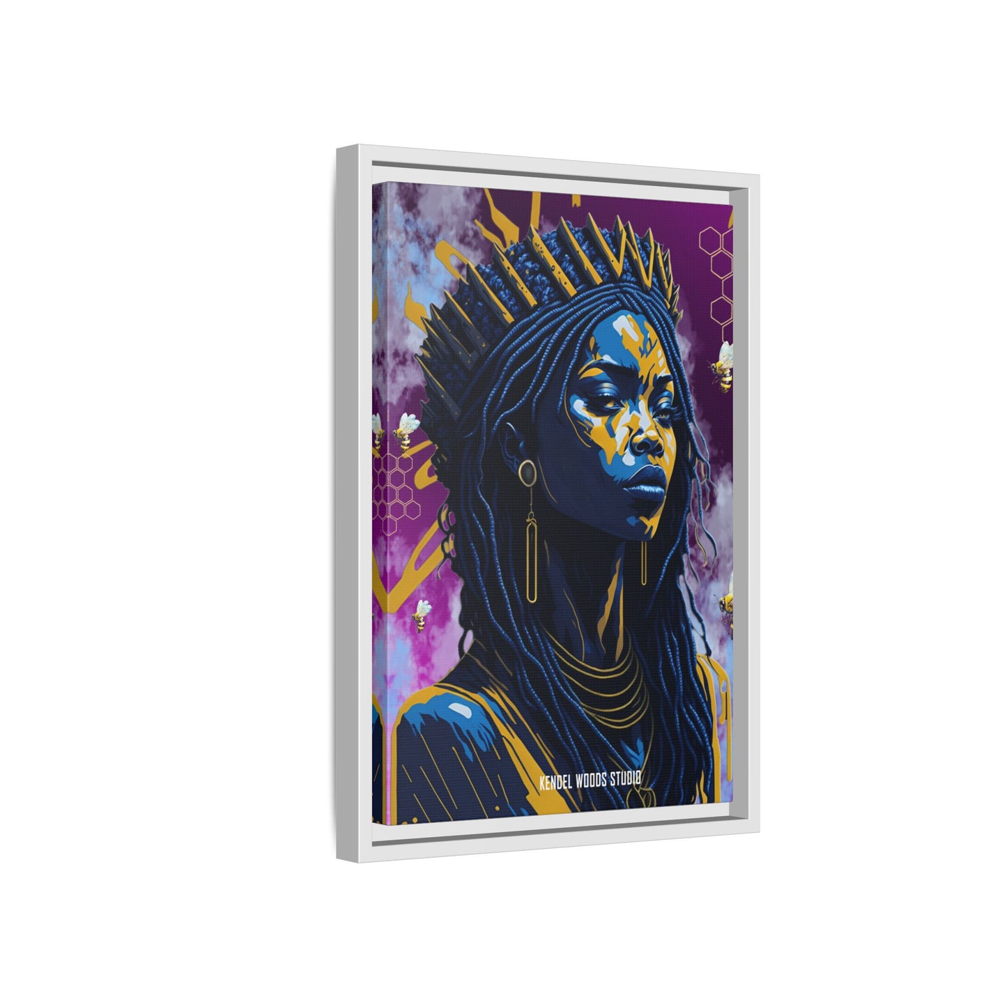 New Type Violet Canvas Gallery Wraps