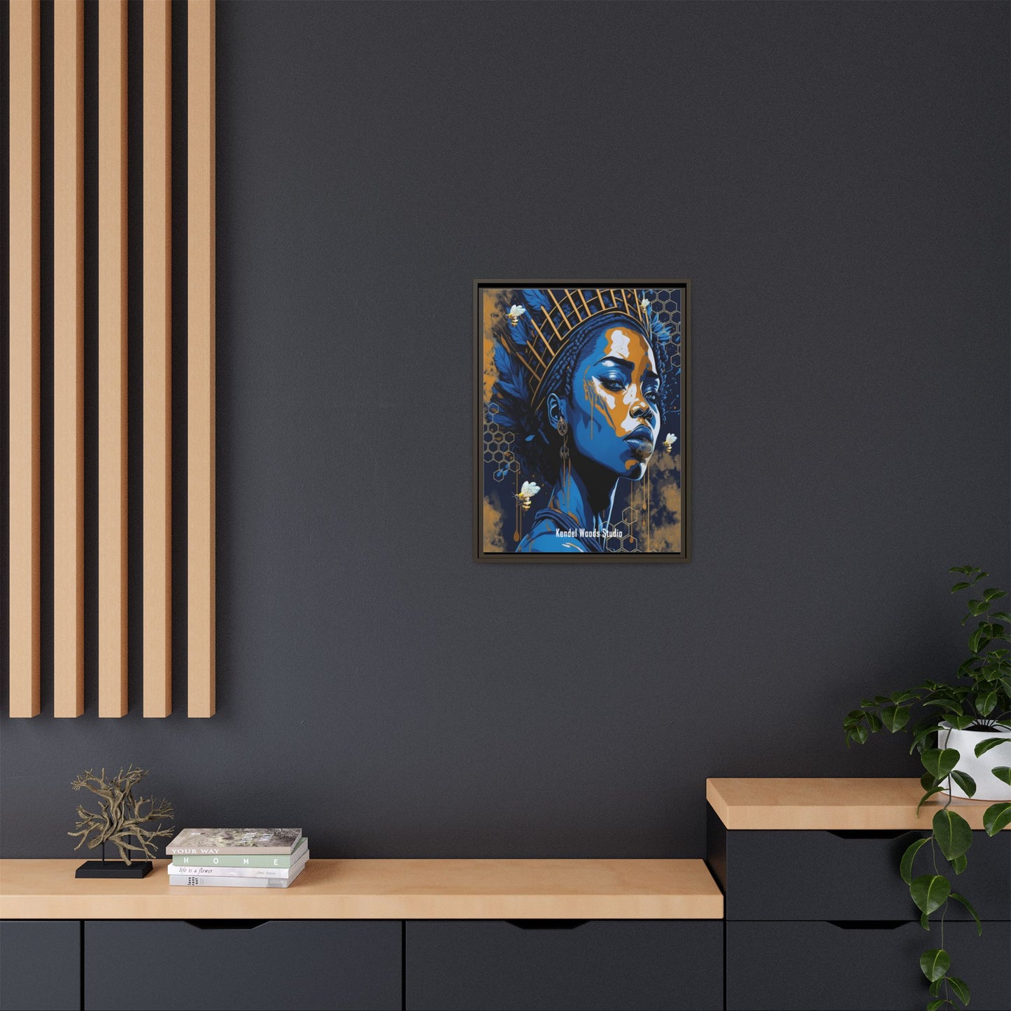 New Type Blue Canvas Gallery Wraps