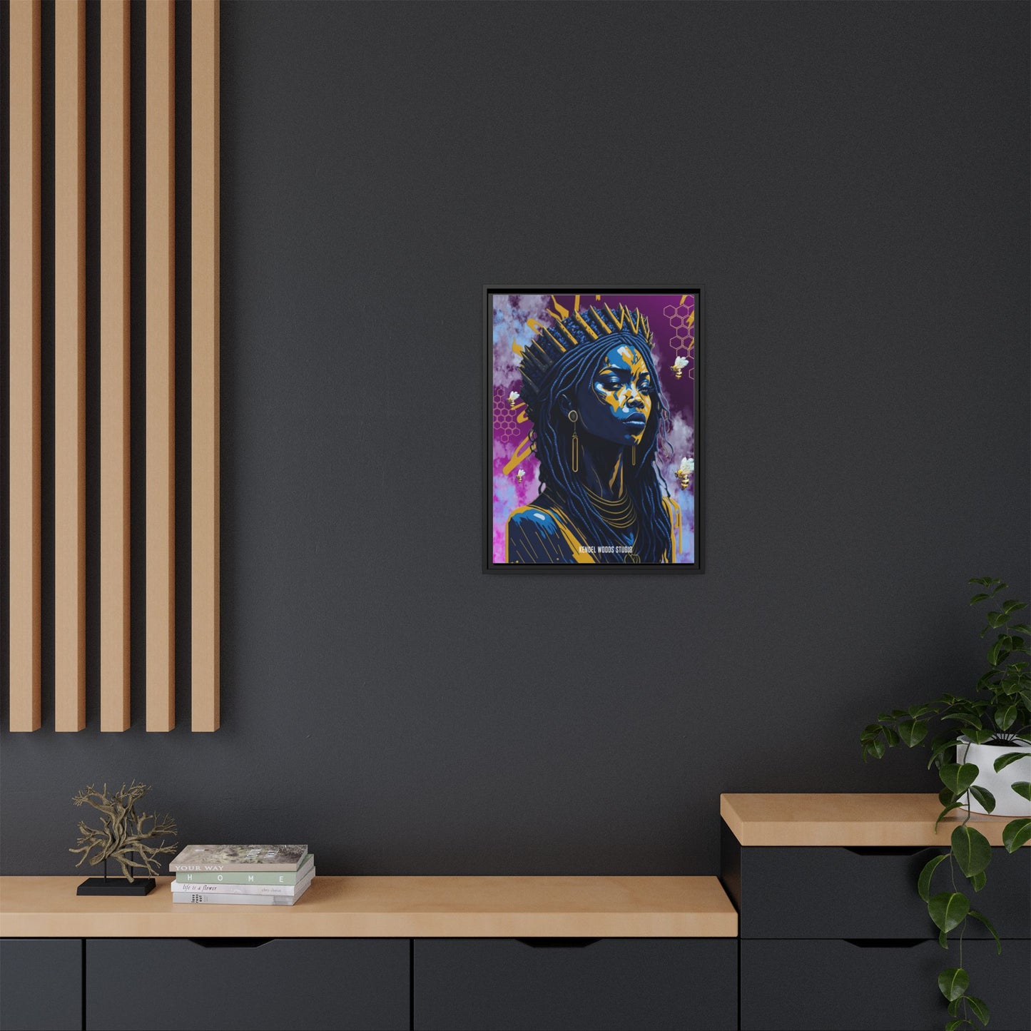 New Type Violet Canvas Gallery Wraps