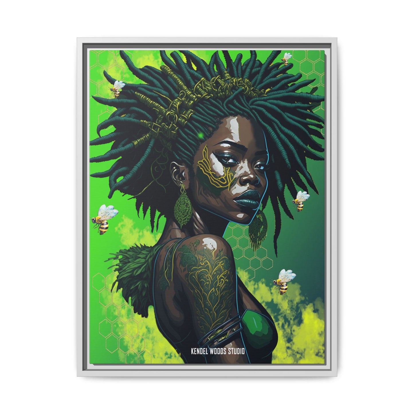 New Type Green Canvas Gallery Wraps
