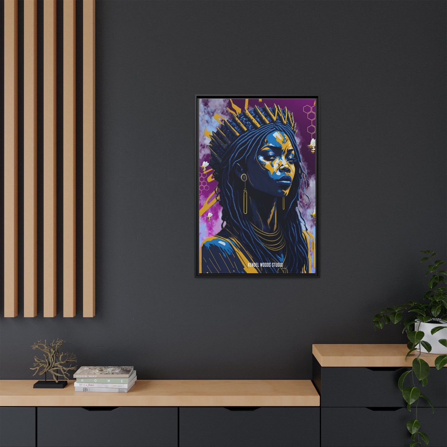 New Type Violet Canvas Gallery Wraps