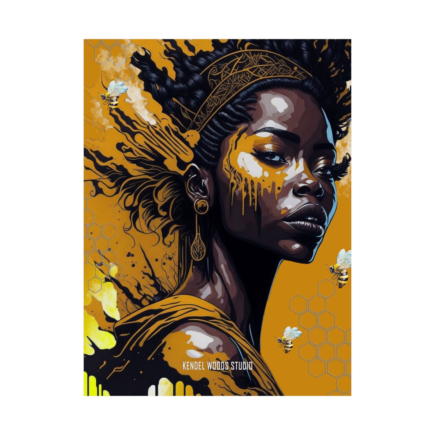 New Type Orange Matte Vertical Posters