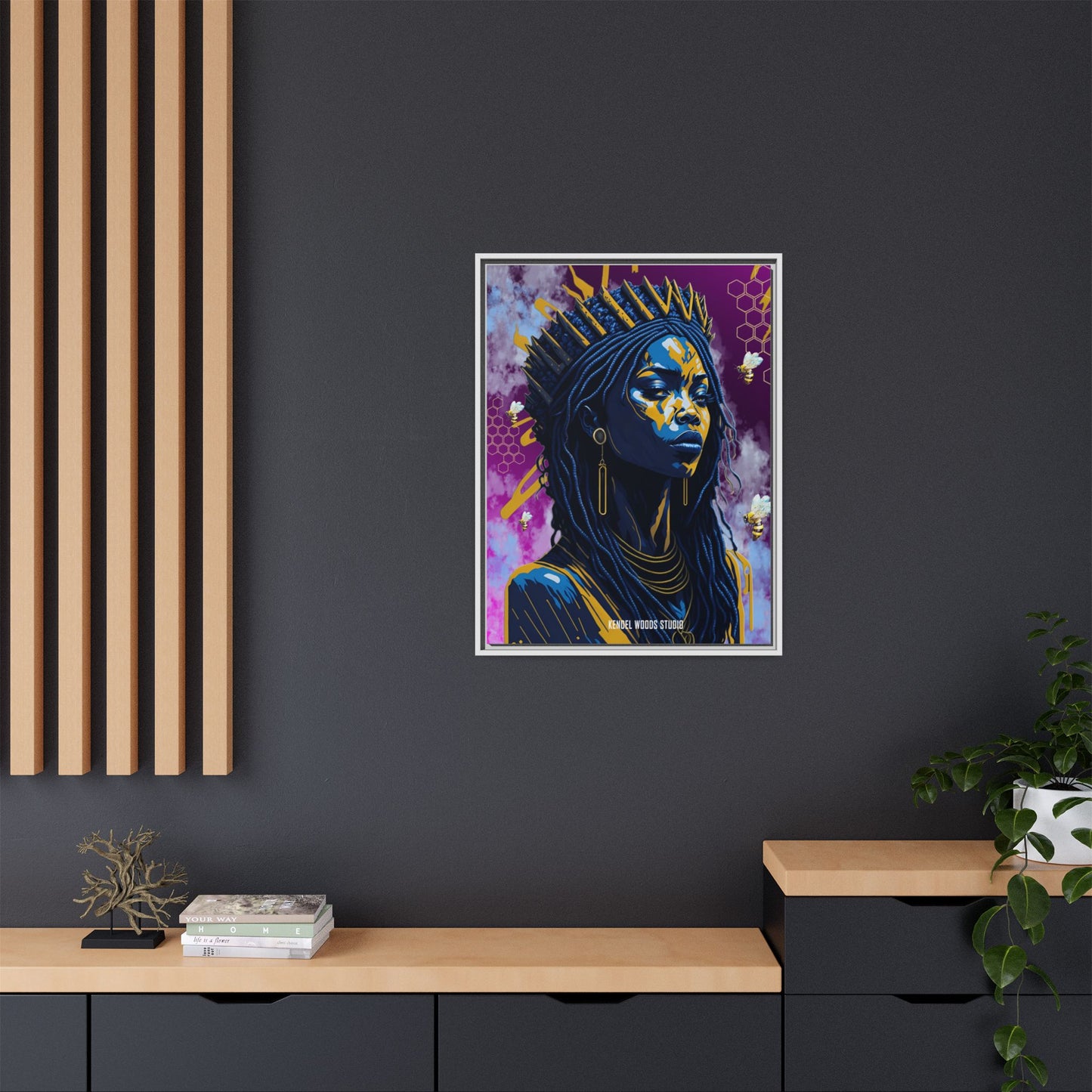 New Type Violet Canvas Gallery Wraps