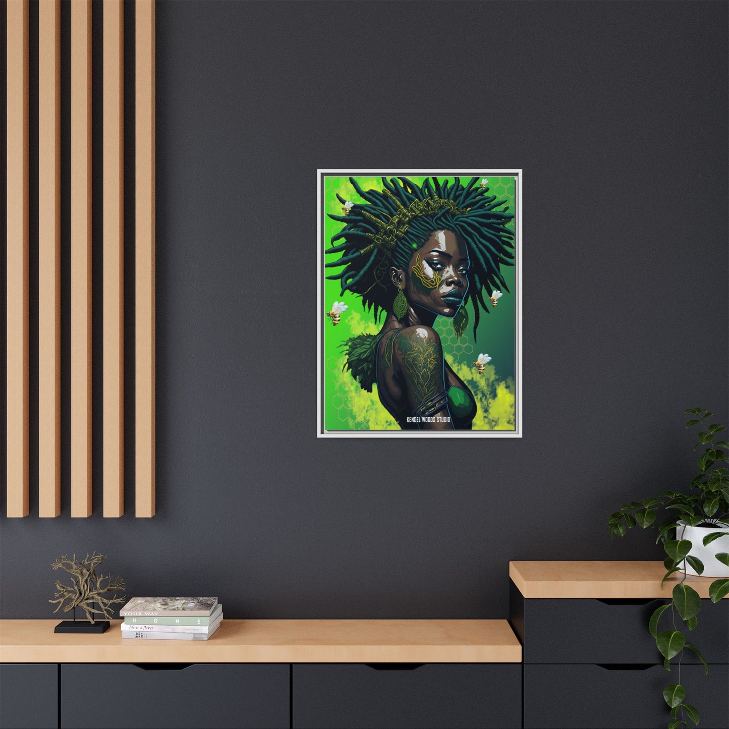 New Type Green Canvas Gallery Wraps