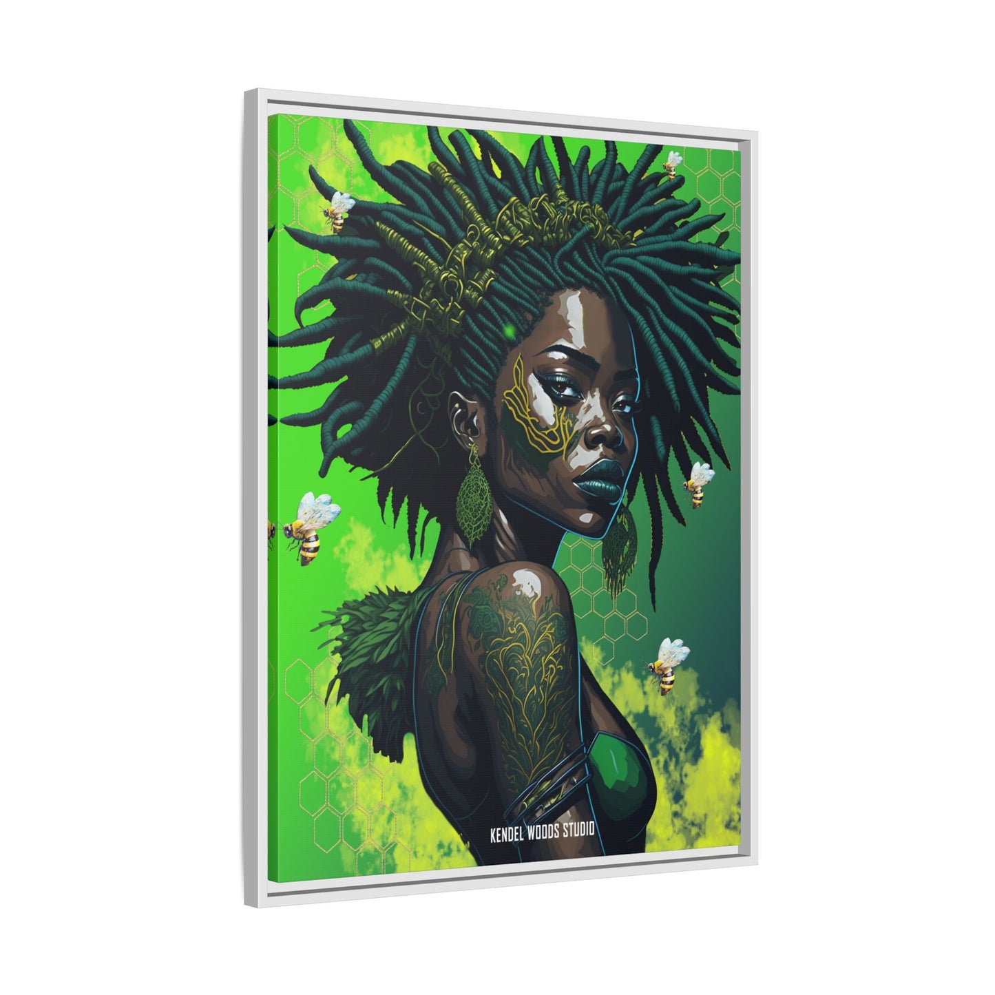 New Type Green Canvas Gallery Wraps