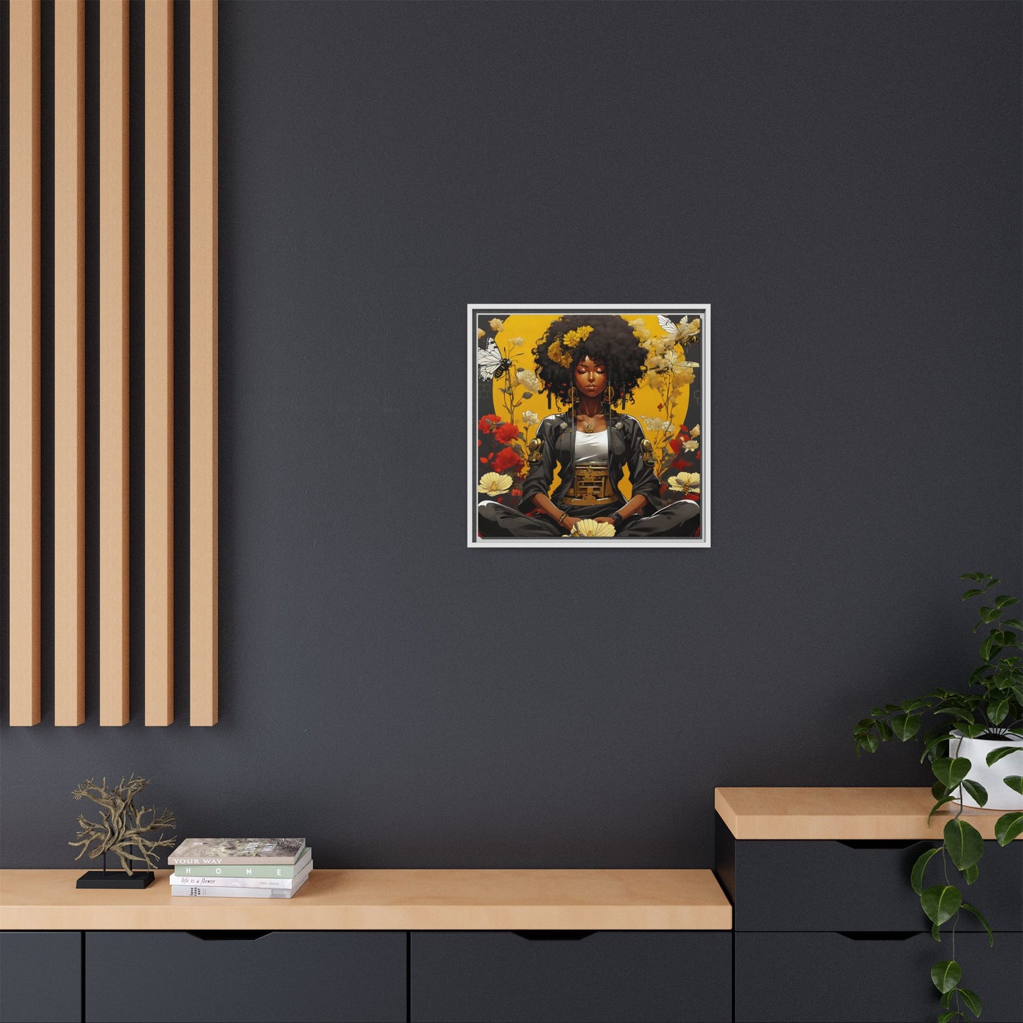 Garden Meditation " Meditation" Canvas Gallery Wraps