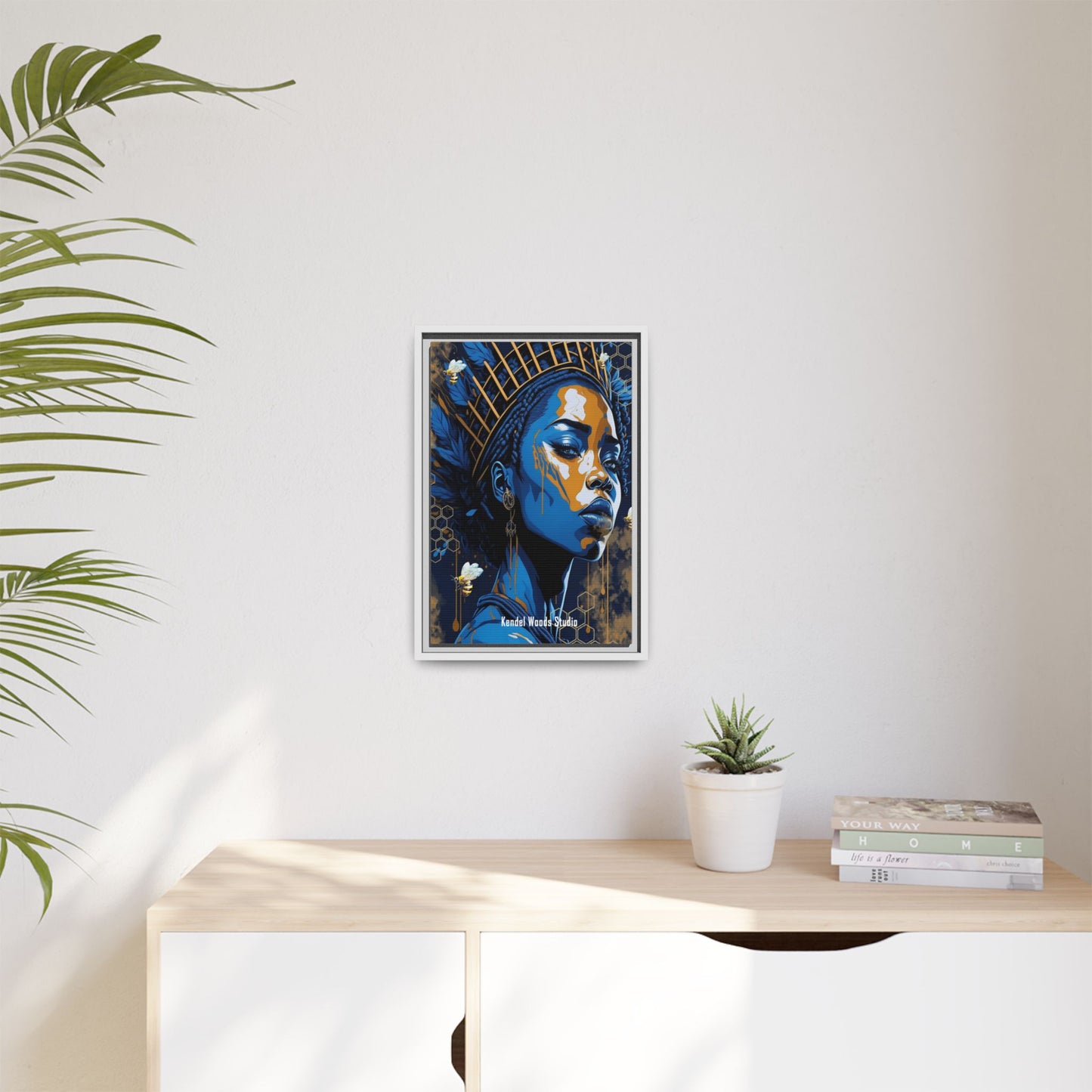 New Type Blue Canvas Gallery Wraps